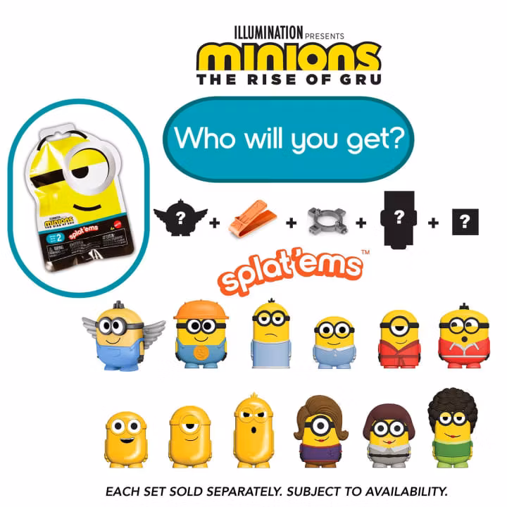 Minions The rise of Gru - Splat'ems