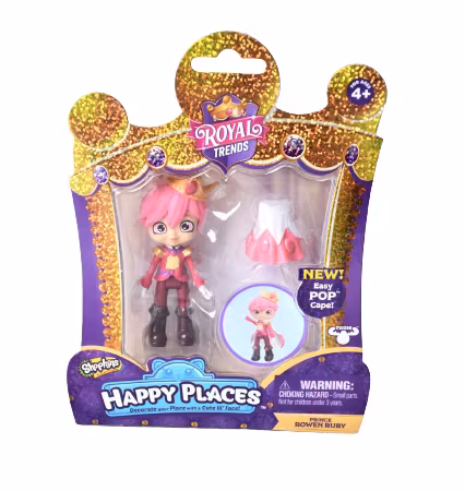Shopkins Happy Place - Prince Rowen Ruby  Docka