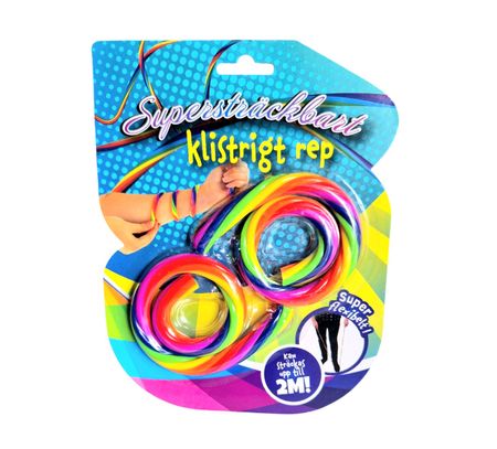 Supersträckbart Klistrigt Rep