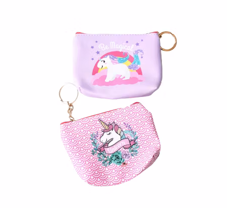 Unicorn börs med nyckelring