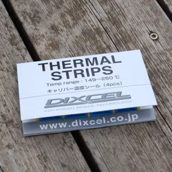Temp-stickers för bromsok