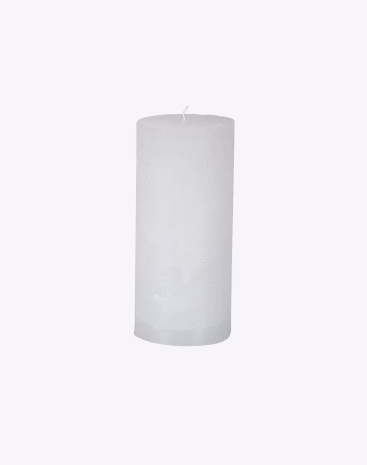 Blockljus vit 5,8x15cm