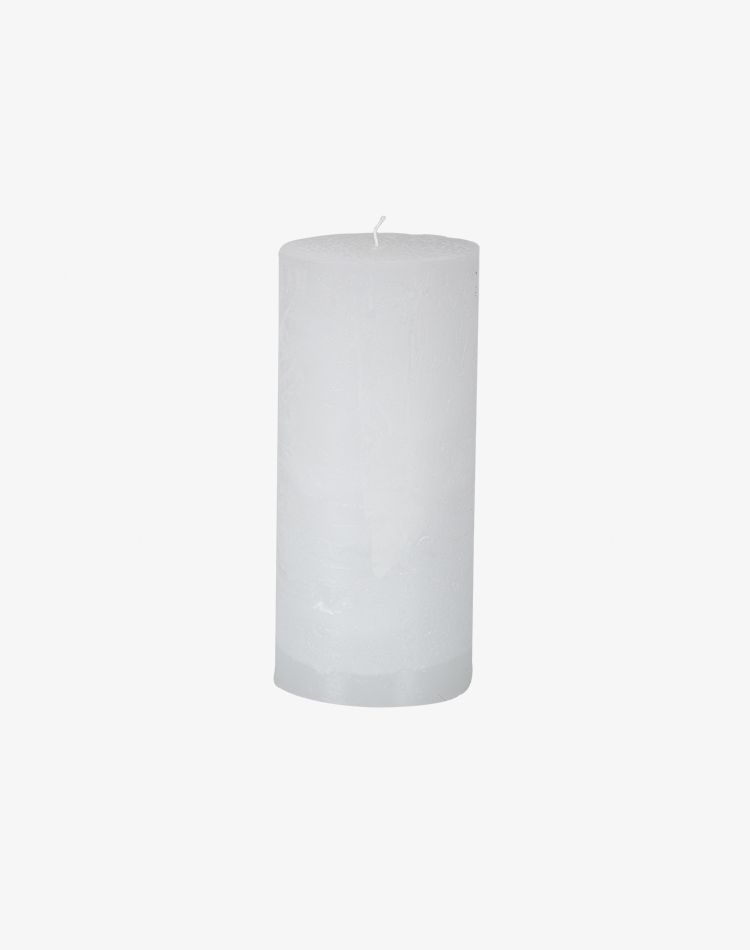 Blockljus vit 7x15cm