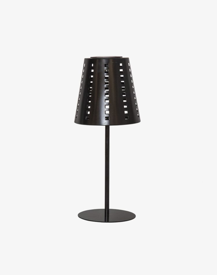 Solar solcells belysning Svart