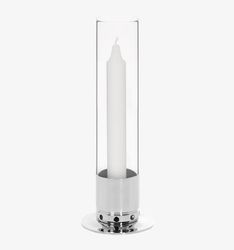 Ljusstake KattvikDesign förnicklad mässing/ blank silver