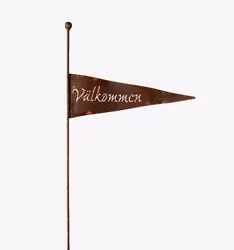 Välkommen skylt