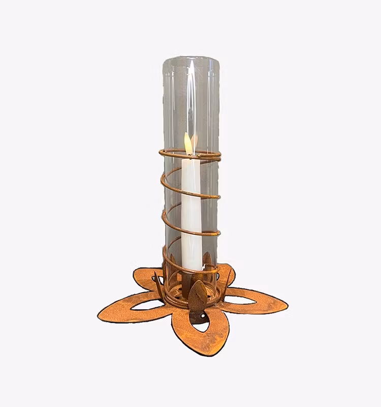 Lotus ljusstake på avtagbar och delbar stav