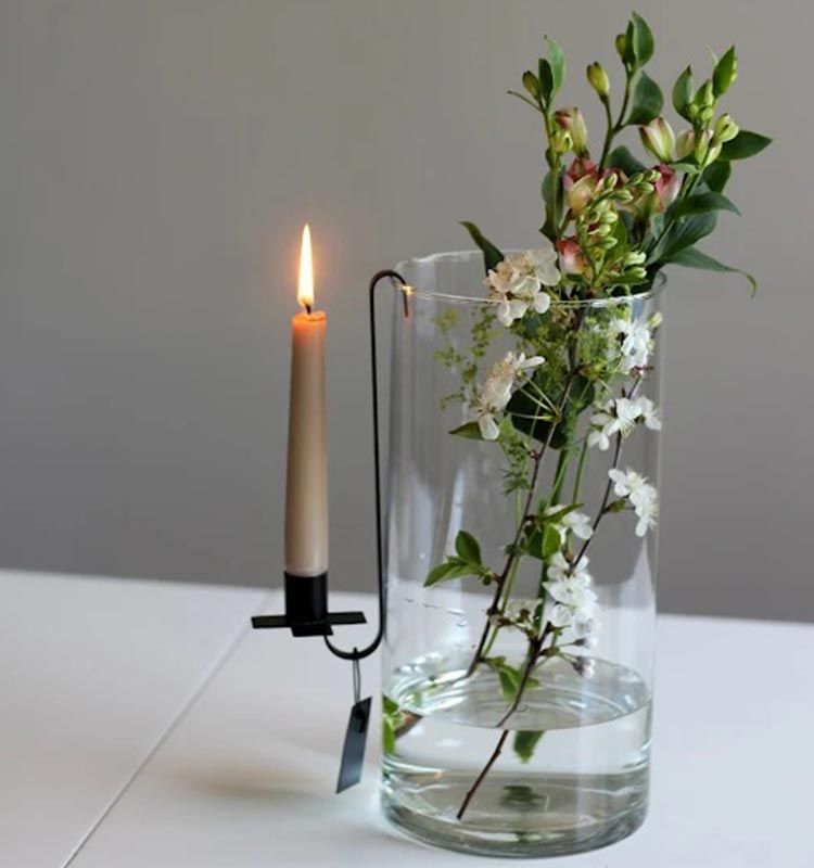 Ljusstake Anna svart