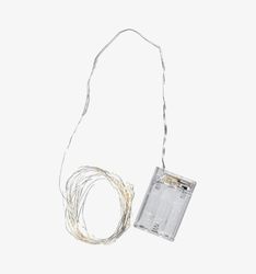 Ljusslinga silver, 30 ljus