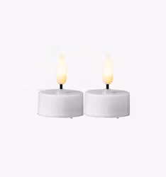 LED värmeljus 2-pack varmvit