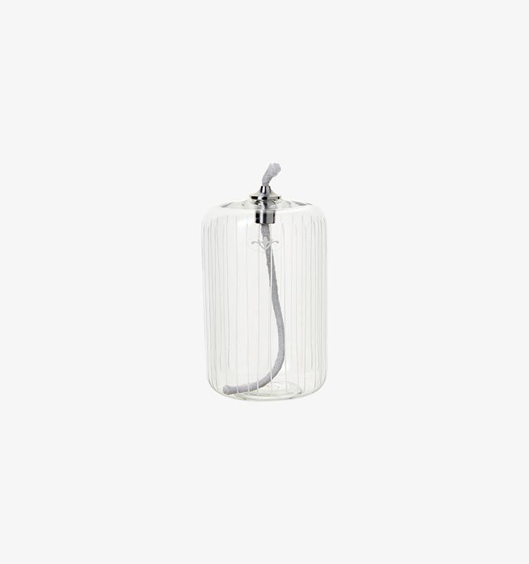 Oljelampa Cylinder formad Randig M