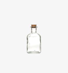 Glasflaska /Kork Klar 150ml