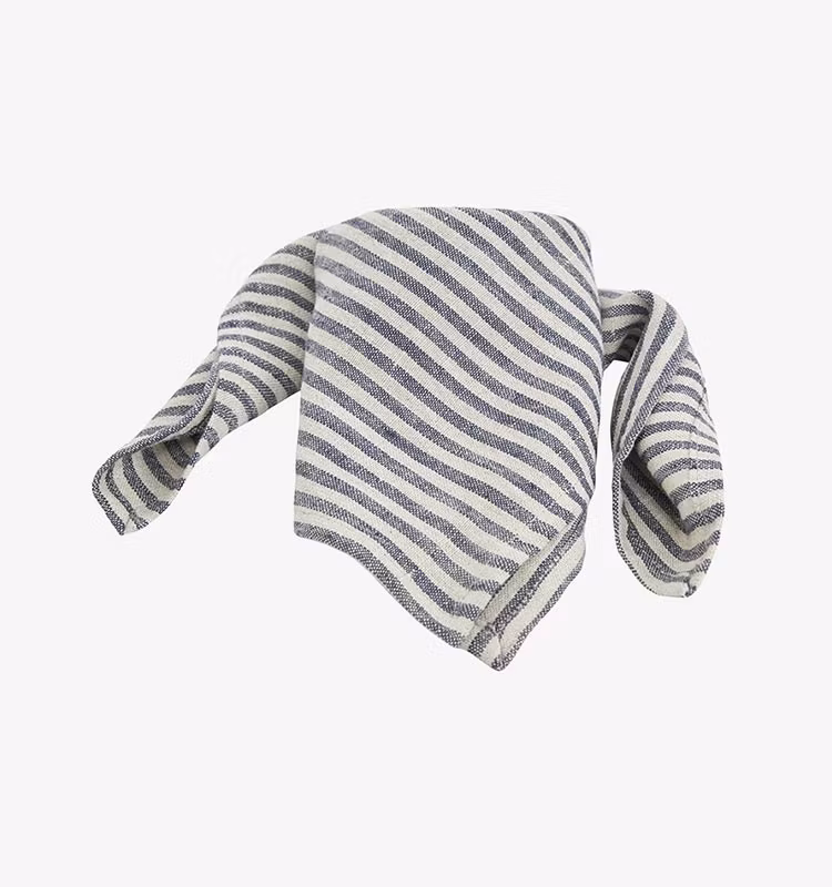 Rough linen stripe servett