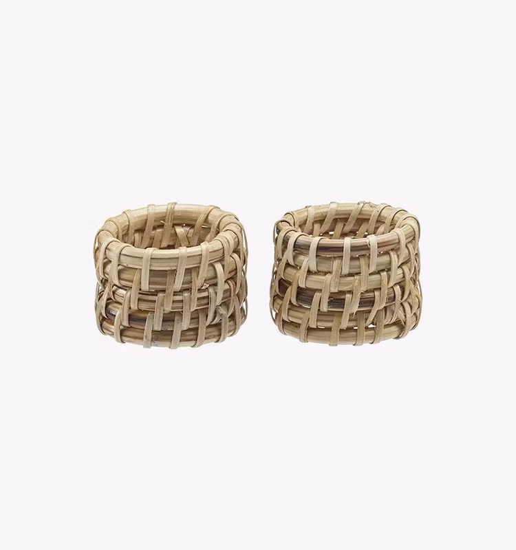 Servettring 2-pack Freja natur