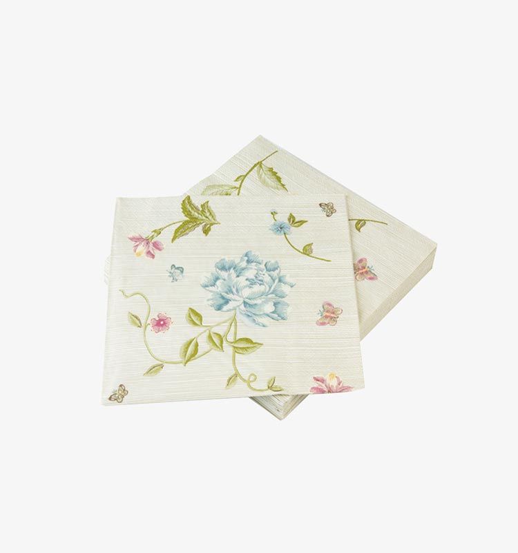 Laura Ashley servetter Cobblestone Pinstripe
