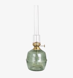 Fotogenlampa Majken Grön Mässing Stor