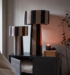 Jullan Bordslampa Svart/ Natur