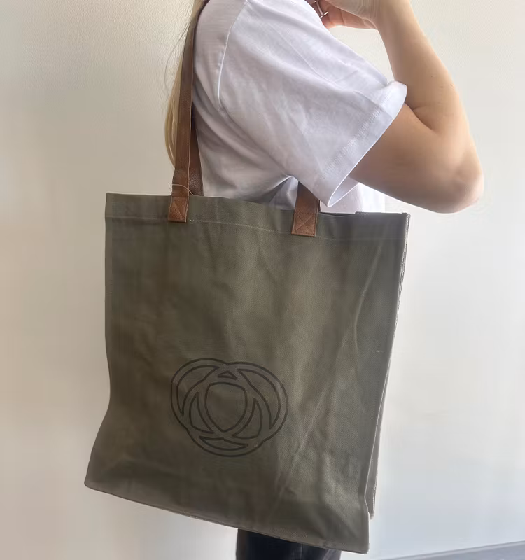 Re-Tote bag, army green