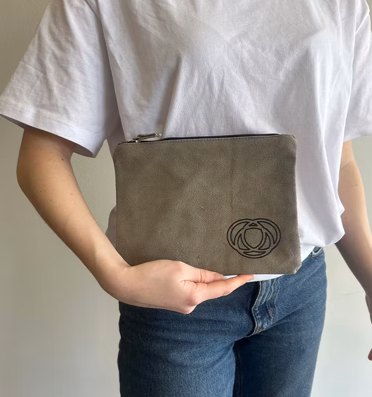 Re-pouch bag, army grey