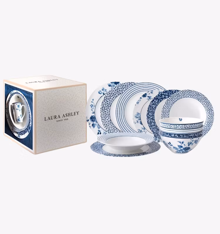 Laura Ashley Set/12 pcs Gåvobox Middagsset