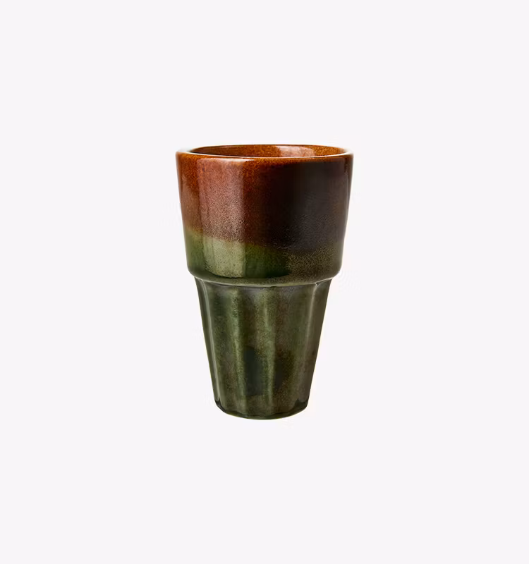 Mugg espresso Costa  Grön/brun