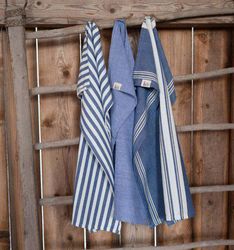Svea kökshandduk Denim klassisk rand