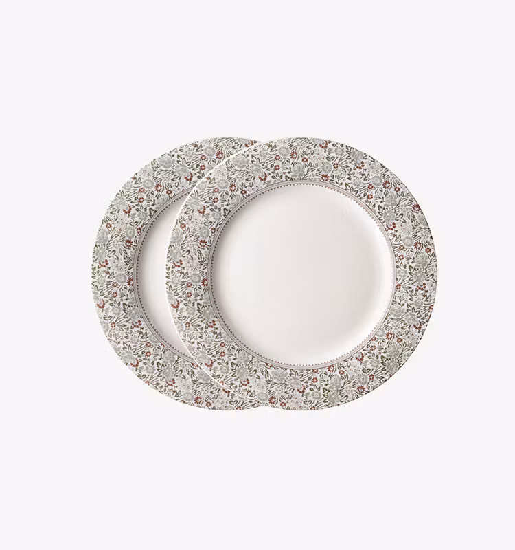 Laura Ashley  Wild Clematris frukost tallrik 2 set 23 cm