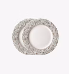 Laura Ashley  Wild Clematris frukost tallrik 2 set 23 cm