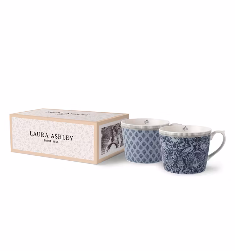 Laura Ashley assorted 2-set mugg 30 cl
