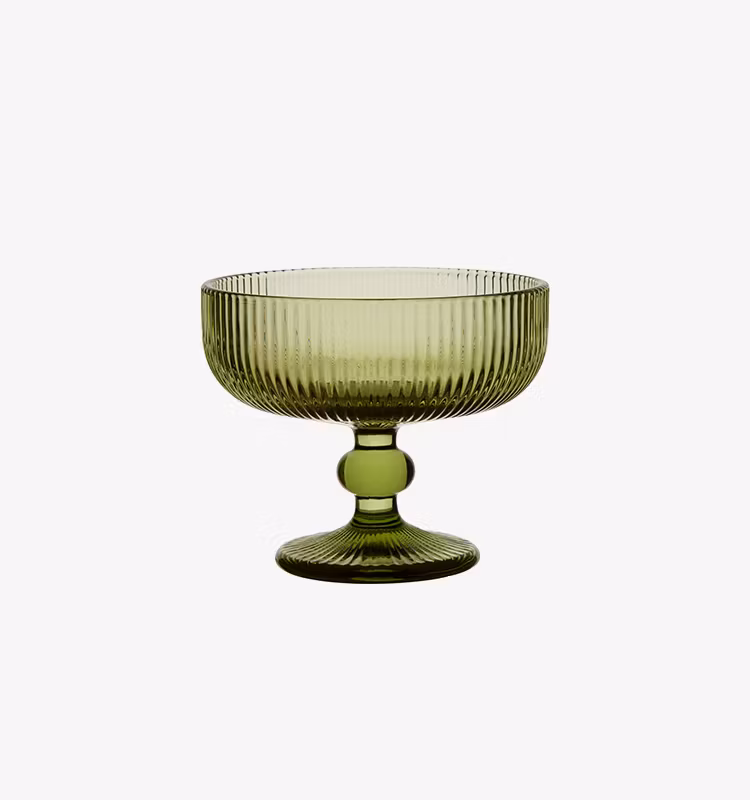 Evie Coupèglas Grön 4-pack