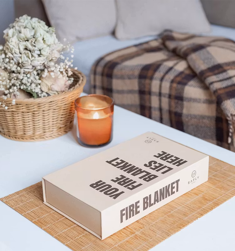 Coffe Tabel Book  med Brandfilt - Sand