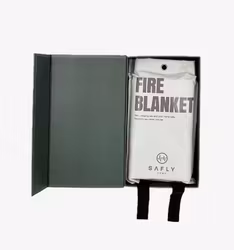 Coffe Tabel Book  med Brandfilt - Grön