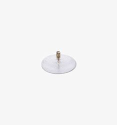 Oljelampa Rund Hamrat glas Brass 14cm