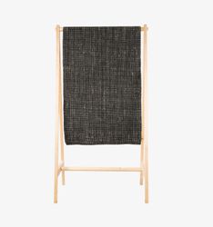 Granit gångmatta, jute/sisal sv/grå, 80 x 140 cm