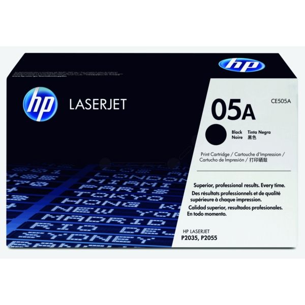 Lasertoner CE505A - 05A - 2300sidor - HP original