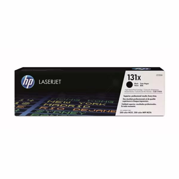 Lasertoner CF210X svart - 131X - 2400sidor - HP original