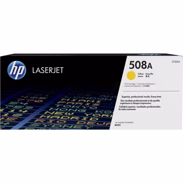 Lasertoner CF362A Gul - 508A - 5000sidor - HP original