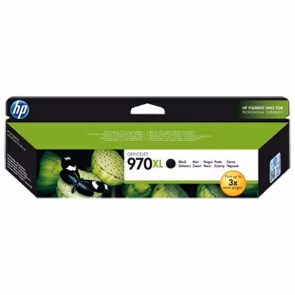 HP bläck 970XL svart 9200sidor - original