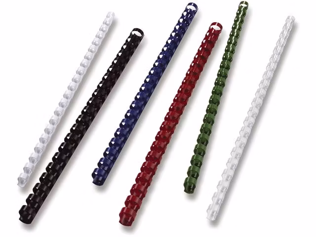 Plastspiral GBC 10mm vit 65 bl. 100/fp