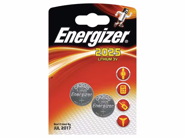 Batteri 2025 ENERGIZER Cell Lithium  2st/fp