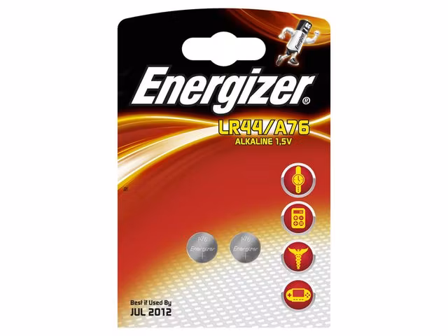 Batteri LR44 - A76 ENERGIZER Cell  2st/fp