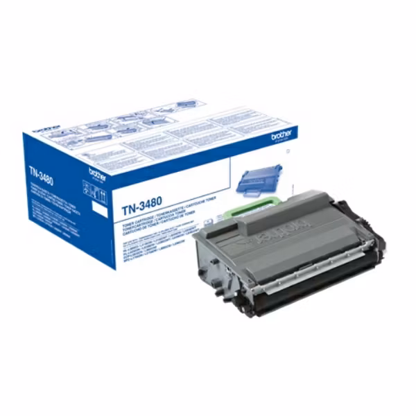 Lasertoner Brother TN-3480 - 8000sidor - original
