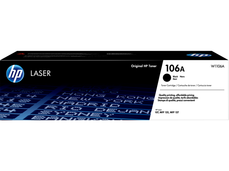 Lasertoner W1106A - 106A - 1000sidor - HP original