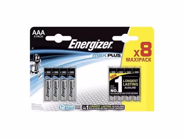 Batteri ENERGIZER Max Plus AAA 8/fp