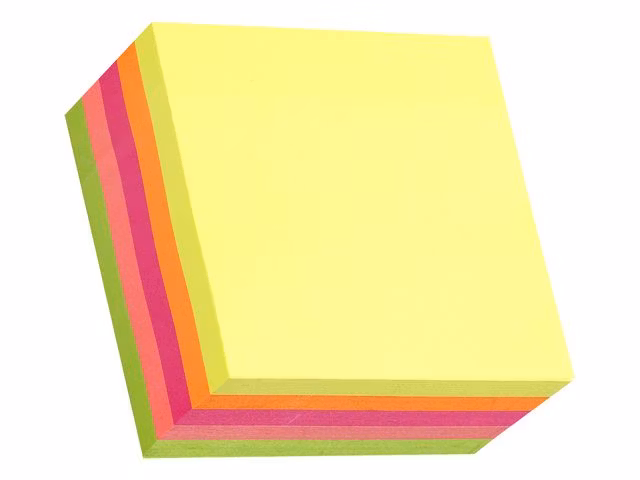 Notiskub 76x76mm neon 450blad