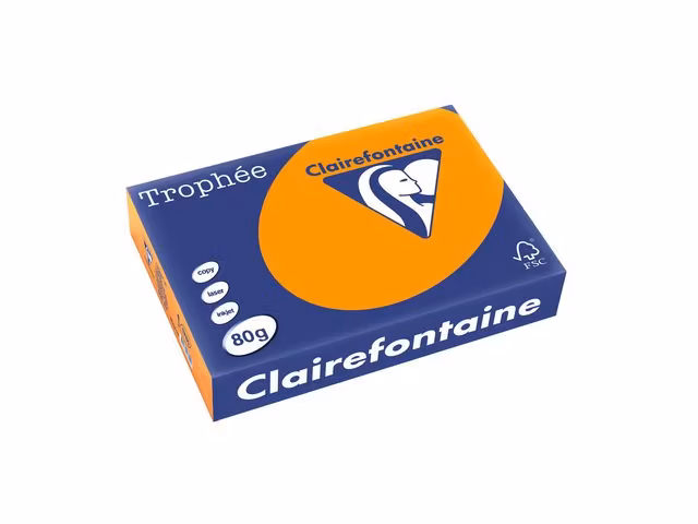 Papper TROPHEÉ A4 80g orange 500/fp
