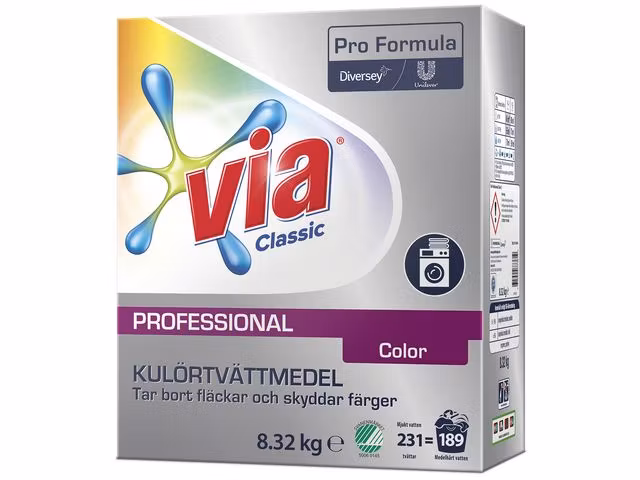 Tvättmedel VIA Pro Form. Color 8,32kg