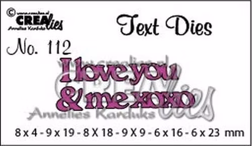 Text Dies I love you....CLTD112