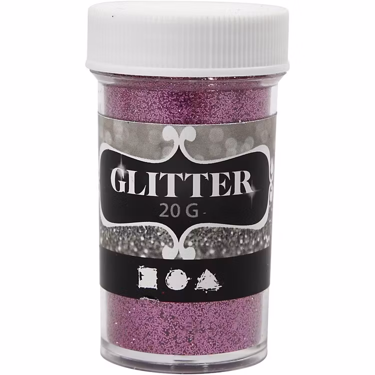Glitter pink 20 gr