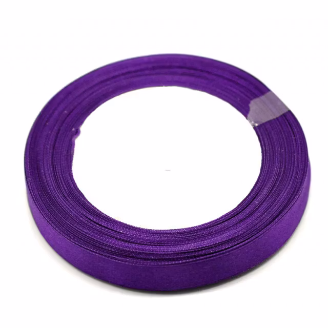 Lila Satinband 12mm